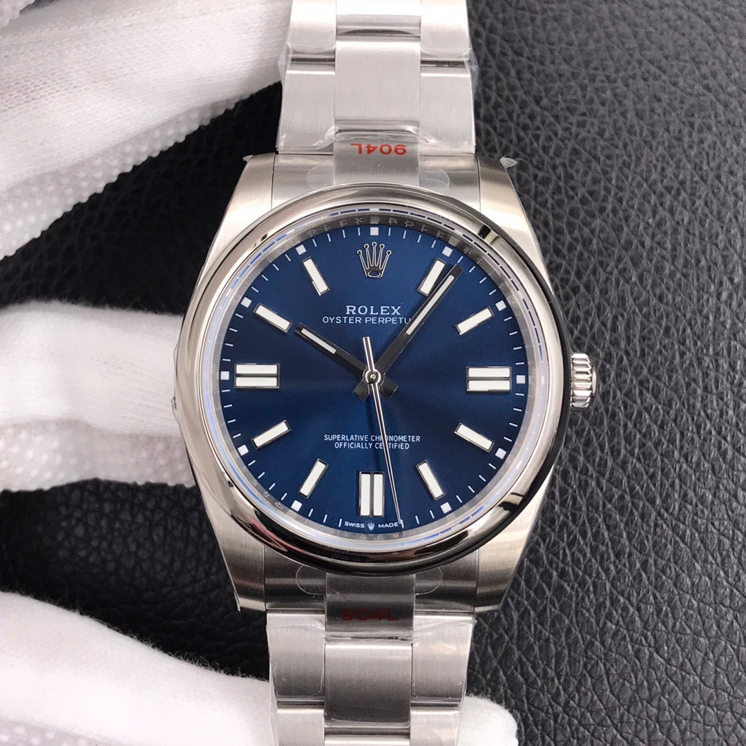 Rolex Oyster Perpetual 41 Blue face 124300 | HQ Premium Build