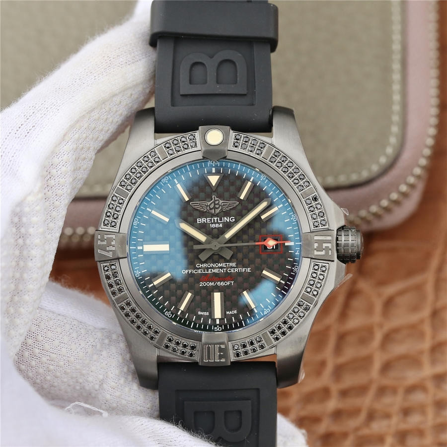 Breitling Chronometre GMT Carbon Dial-1:1 Superclone - HQ Certified Clone