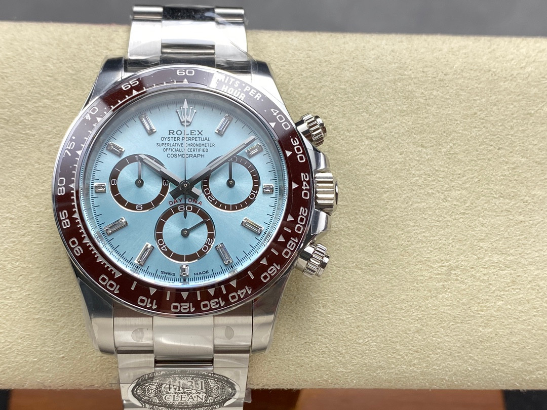 Rolex Daytona 116506 Platinum Ice Blue — 904L Superclone