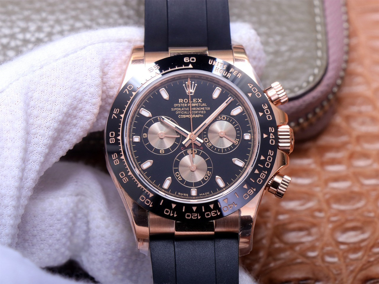 ROLEX DAYTONA 116515LN EVEROSE CERACHROM ORIGINAL CAL.4130 V3 | HQ Superclone