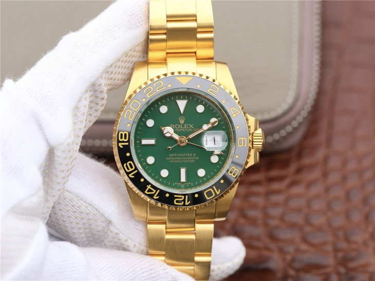 Rolex GMT-Master II 116718LN 18K Gold Wrapped -1:1 Superclo | HQ Master Replica
