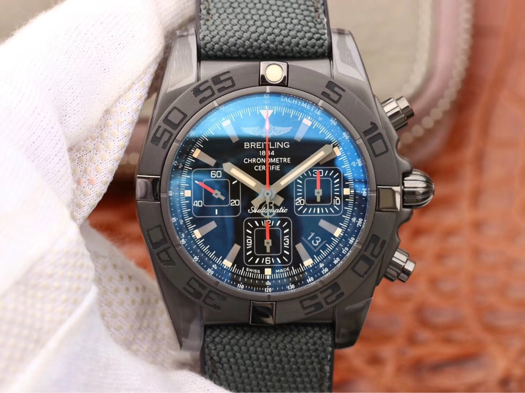 Breitling Chronomat 44 Blacksteel DLC Coating 1:1 Superclone V2 - HQ Edition
