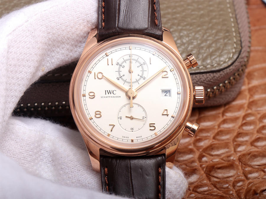 IWC Portuguese Chronograph Stainless steel- 1:1 V2 - HQ Edition