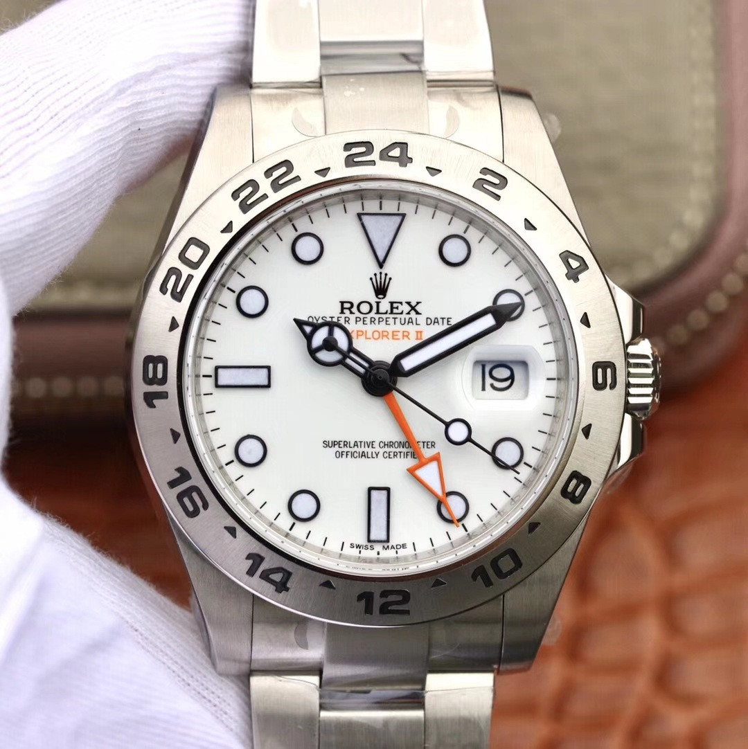 Rolex Explorer II - 42MM- 1:1 Superclone V2 | HQ Superclone