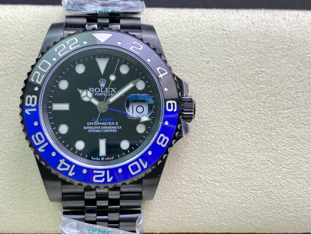 Rolex GMT-Master II Blaken DLC — Best Superclone 904L Steel