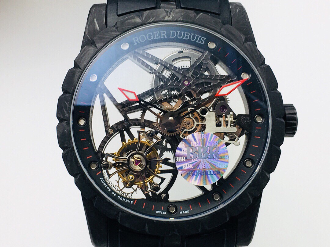 Roger Dubuis - Excalibur Spider DBEX0577 Carbon Fly Tourbillon 1:1 - HQ Edition