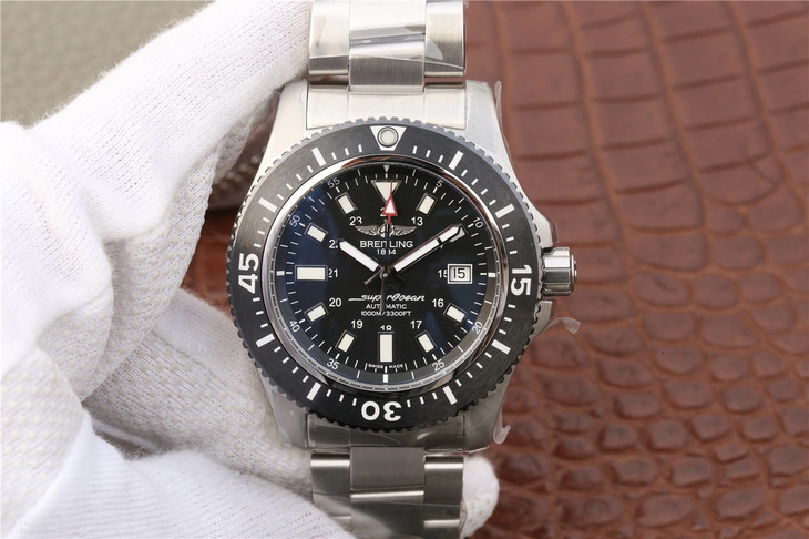 Breitling SuperOcean 44 Special Steel - 1:1 Superclone V2 - HQ Certified Clone