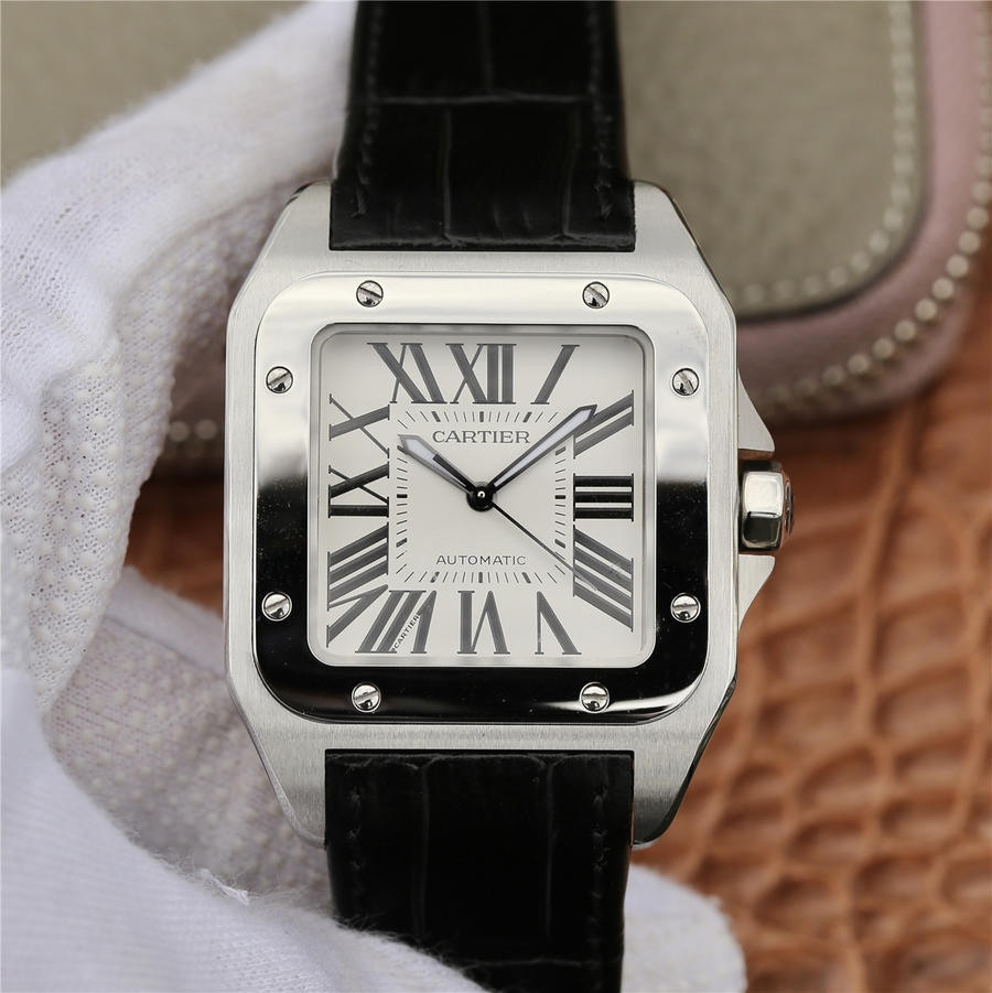 Cartier Santos 100 Swiss Automatic Watch - 1:1 Superclone - HQ Certified Clone