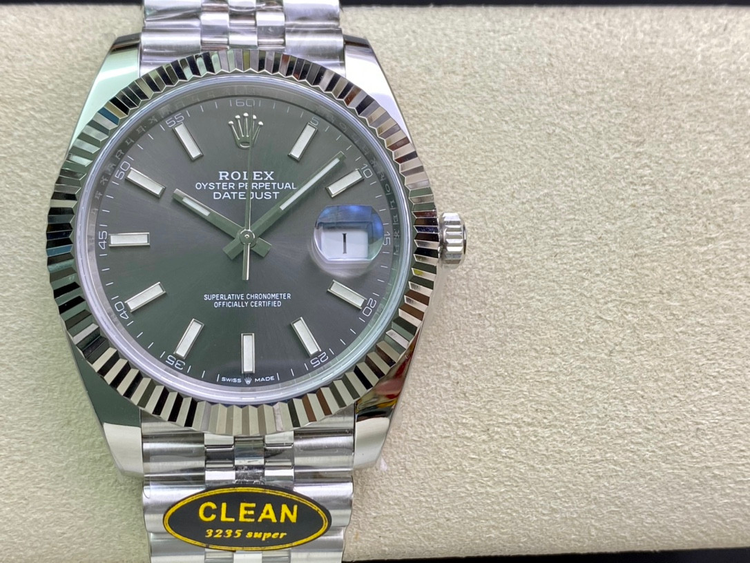 Rolex Datejust 126333 V2 41mm — 904L Stainless Steel Clone