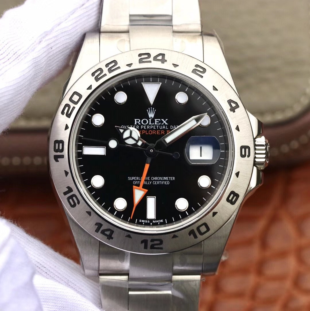Rolex Explorer II - 42MM- 1:1 Superclone White | HQ Superclone