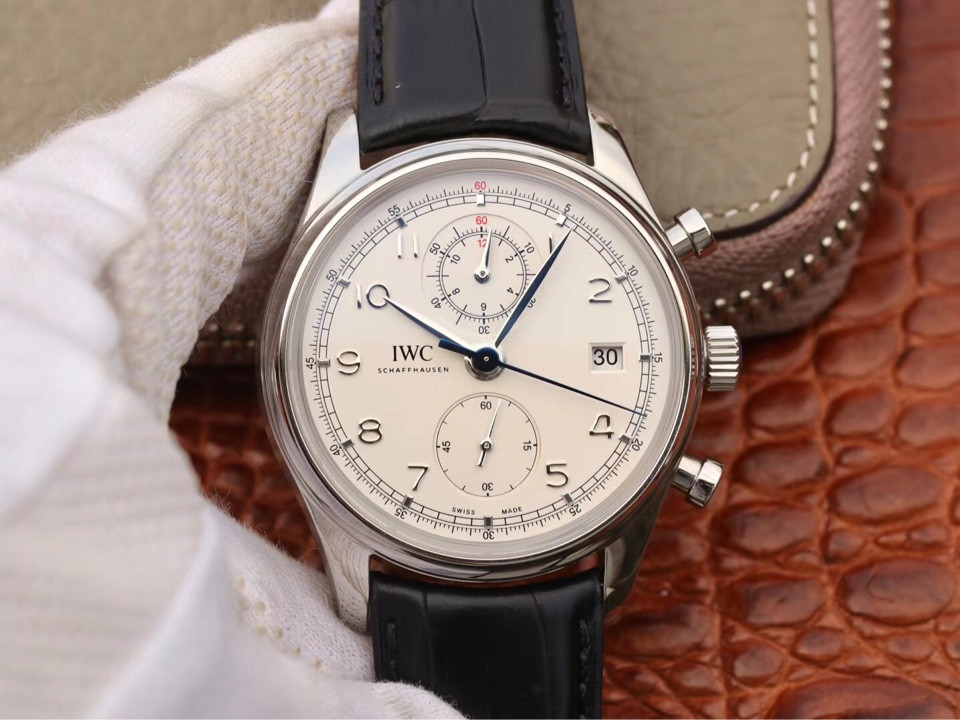 IWC Portuguese Chronograph Stainless steel- 1:1 V4 - HQ Edition