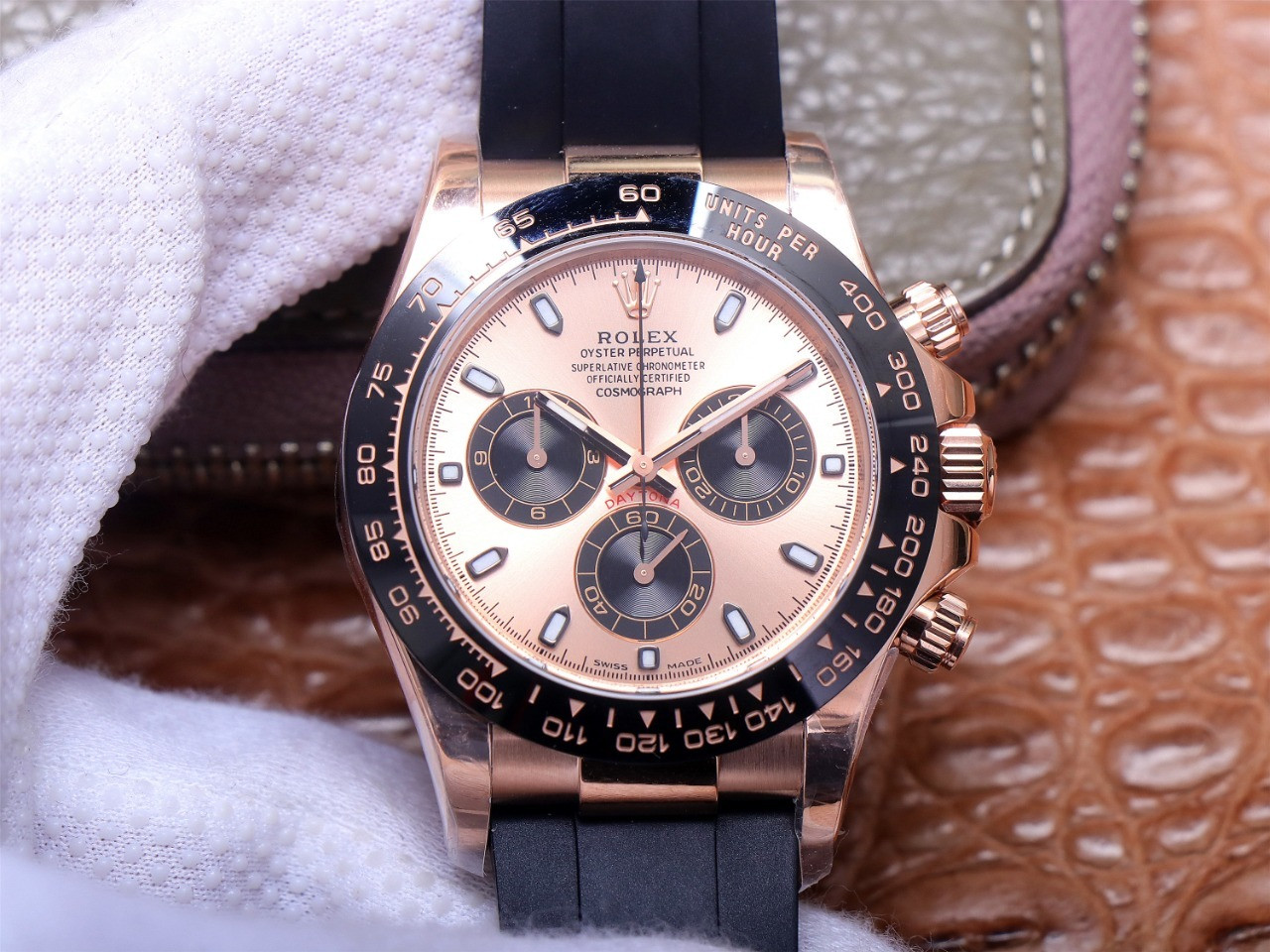 ROLEX DAYTONA 116515LN EVEROSE GOLD ORIGINAL CAL.4130 with | HQ Superclone