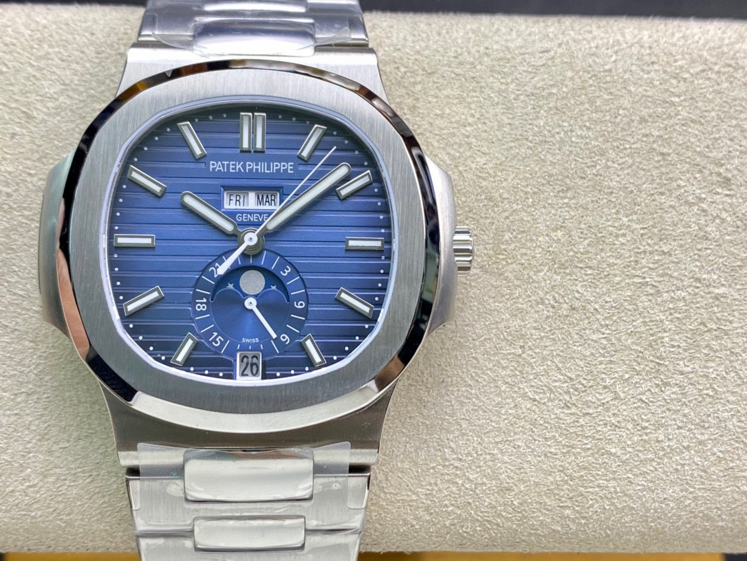 Patek Philippe Nautilus Annual Calendar 5726 Blue - HQ Certified Clone