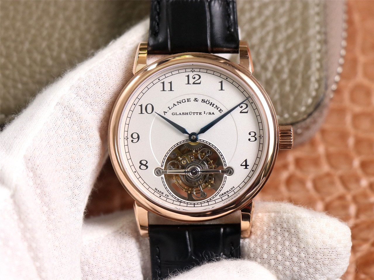 The Lange 1815 Tourbillon Grand Feu Enamel is a limited-edition - HQ Edition