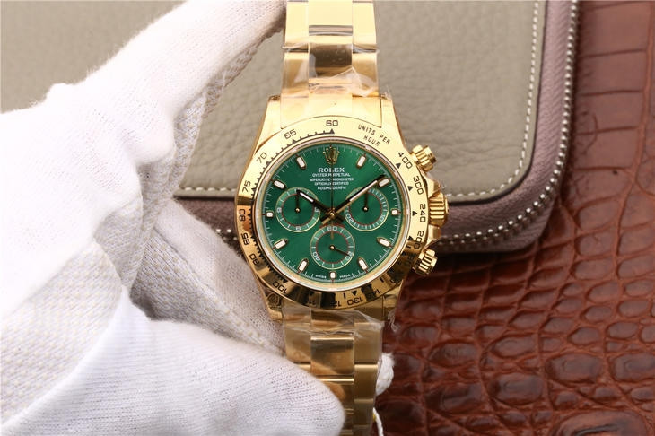 1:1 Super Clone Rolex Cosmograph Daytona 18K Yellow Gold O - HQ Certified Clone