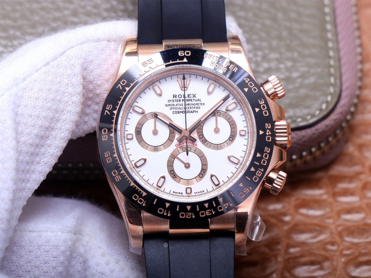 ROLEX DAYTONA 116515LN EVEROSE GOLD ORIGINAL CAL.4130 V2 | HQ Superclone