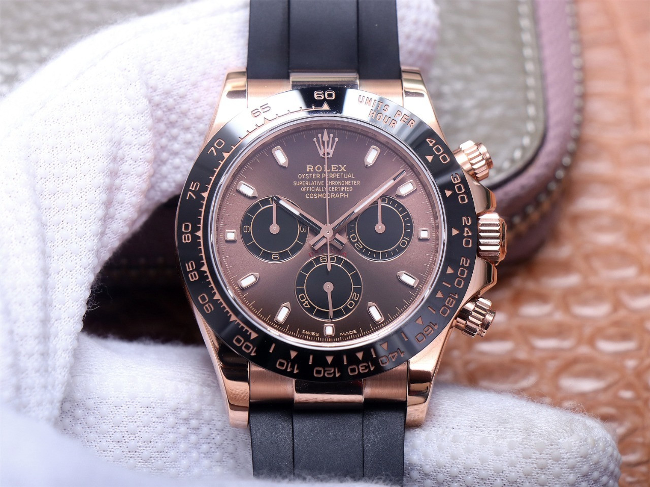 ROLEX DAYTONA 116515LN EVEROSE CERACHROM ORIGINAL CAL.4130 V2 | HQ Superclone