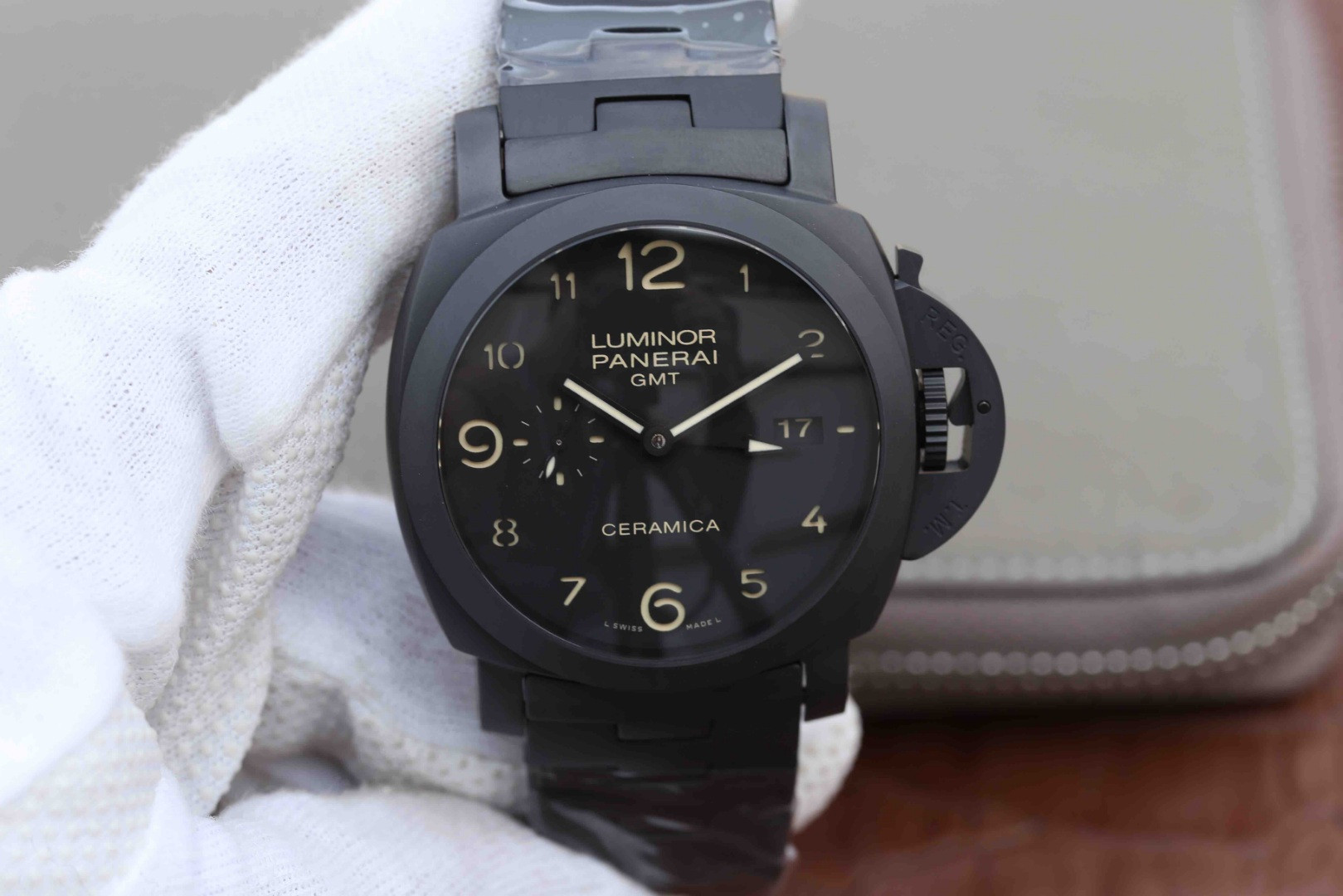 PANERAI Luminor 1950 GMT Tuttonero -1:1 Superclone | HQ Master Replica