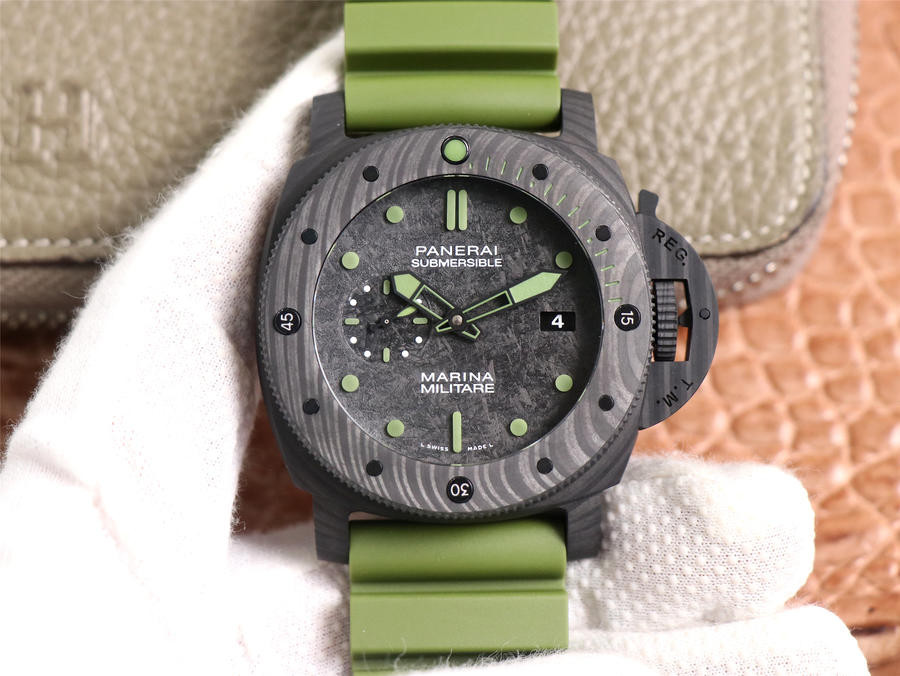 Panerai Carbotech Marina Militare Submersible,PAM961-1:1 Su - HQ Certified Clone
